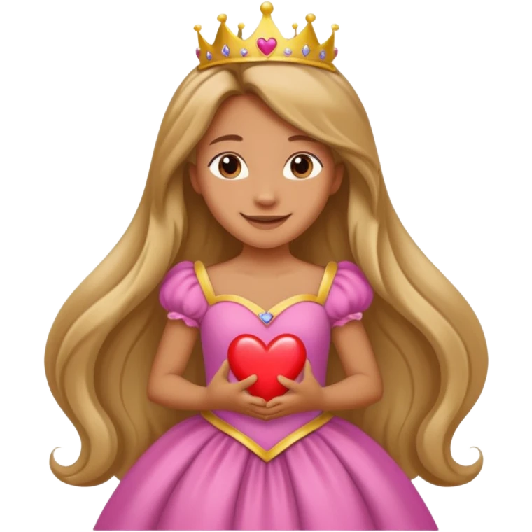 Corazón animal princesa emoji