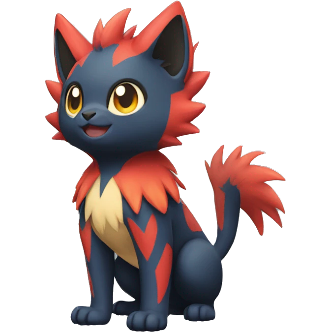  Quilava-Litten full body emoji