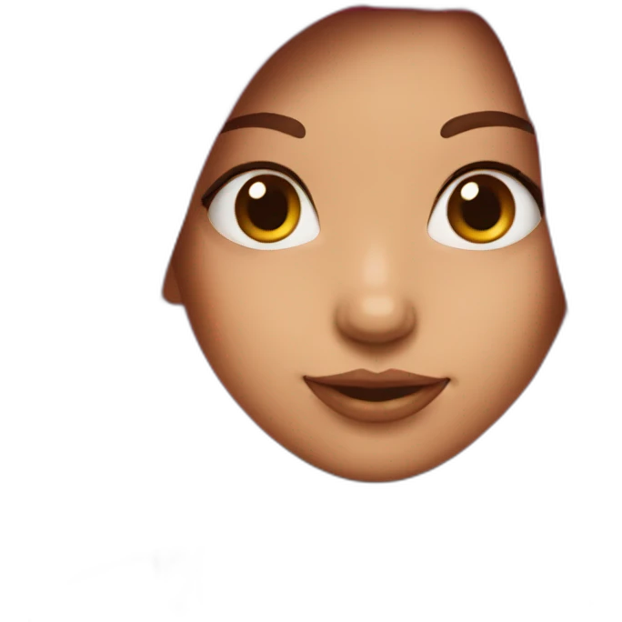 Girl pink hair emoji