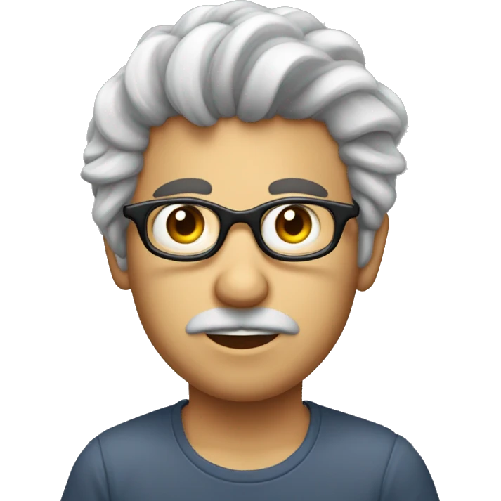 ragazzo con i capelli ricci castani, ha gli occhiali, è arrabbiato perché non può fumare emoji