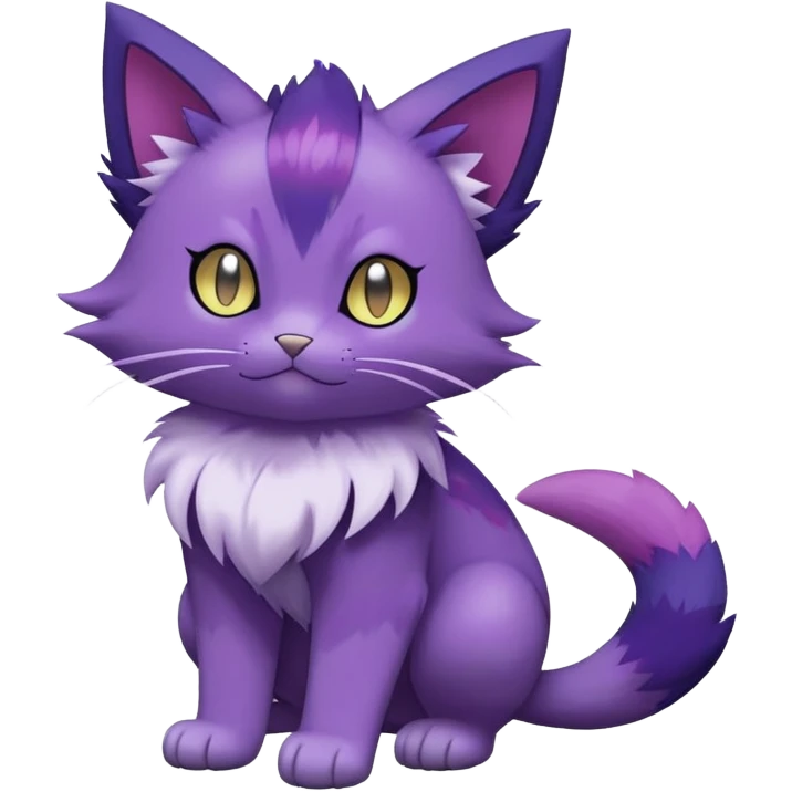 Purrloin-Delcatty-Pokémon-Fakémon-hybrid-creature (full body) emoji