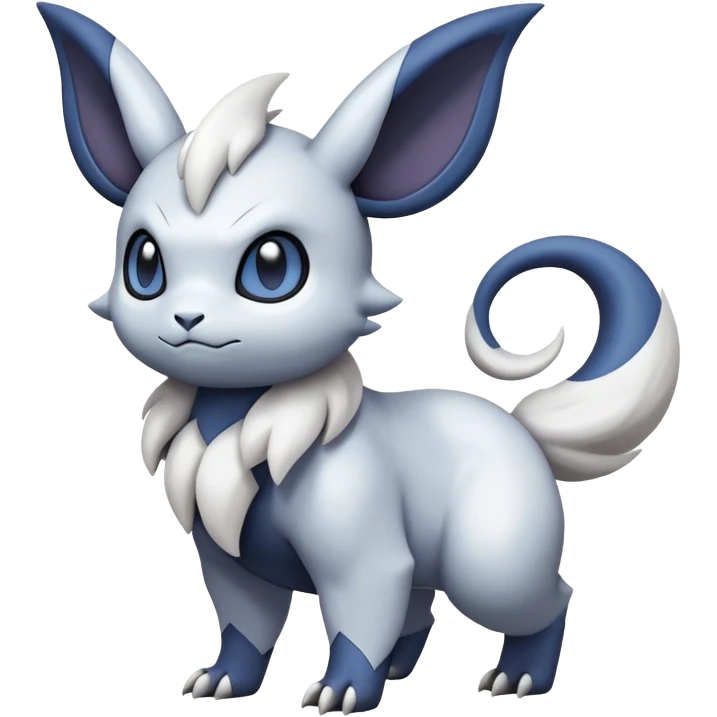 Mewostic-Absol-Minccino-Pokémon-Fakémon-hybrid-creature (full body) emoji
