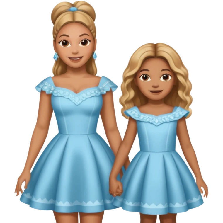 Beyonce & Blue Ivy emoji