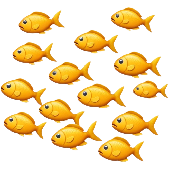 Fish pooping emoji