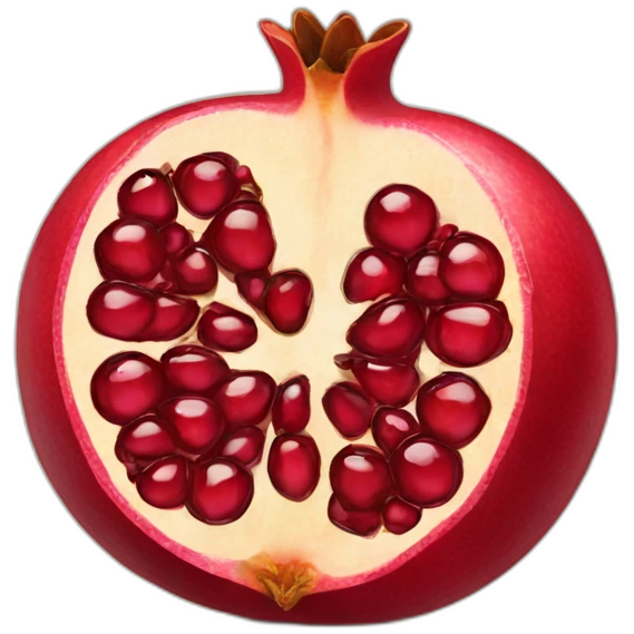 pomegranate half emoji