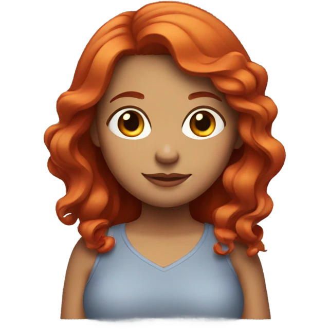 girl with a big butt with red hair emoji