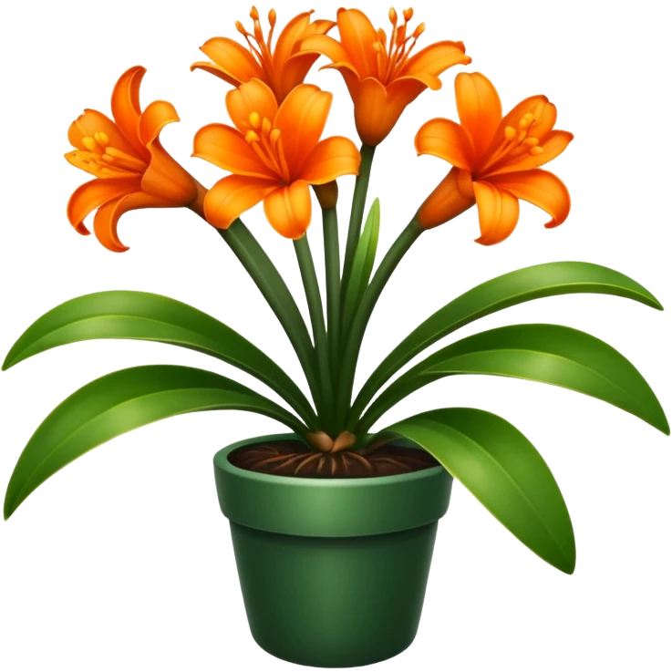 Clivia plant emoji
