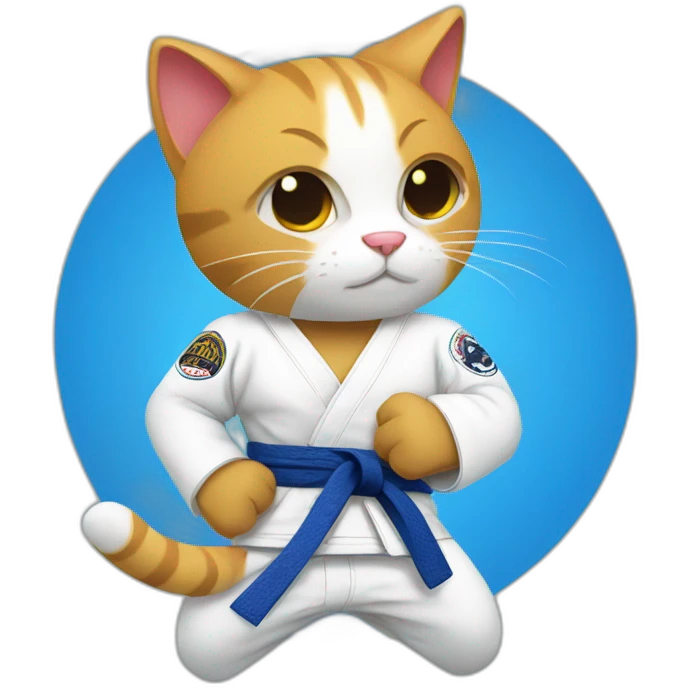 jiu jitsu cat emoji