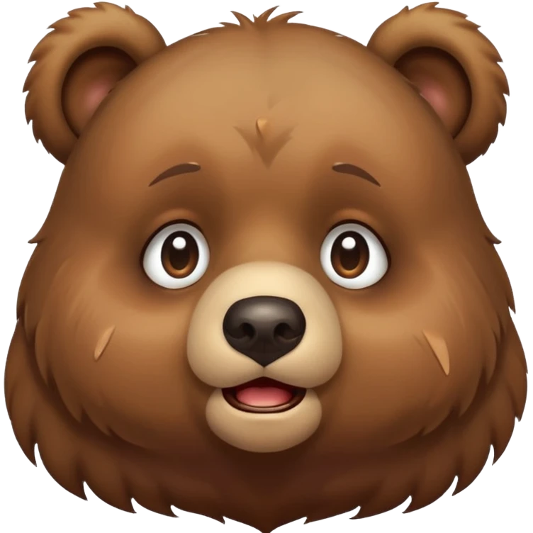 cute bear that is crying emoji