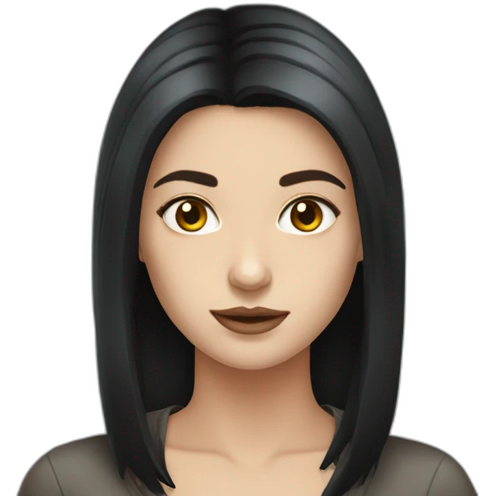 white female dark hair croatia emoji