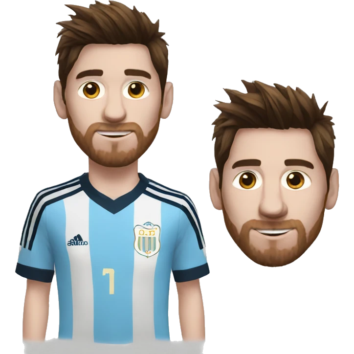 Messi argentina  emoji