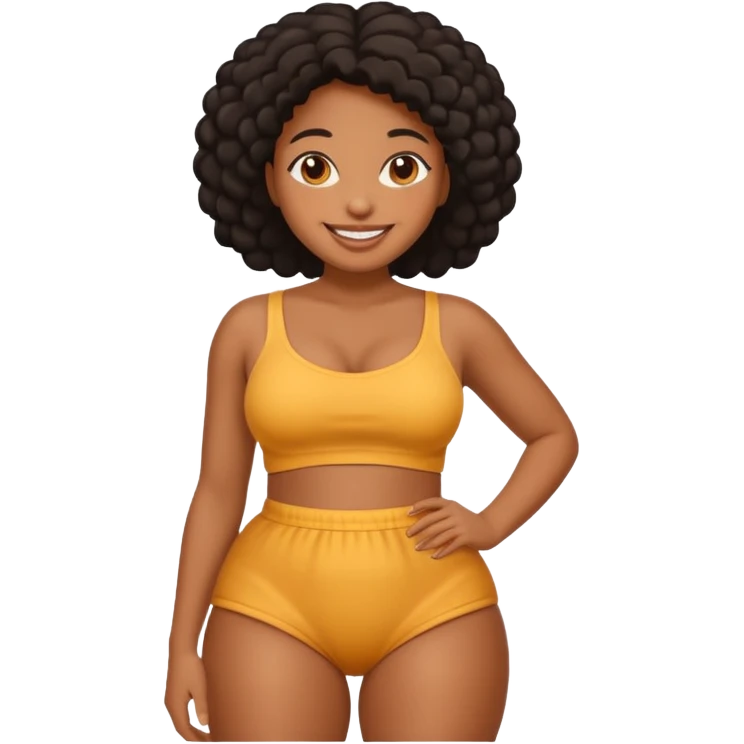 Black girl big bottom  emoji