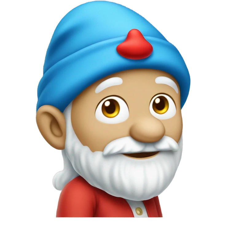 Papa Smurf emoji