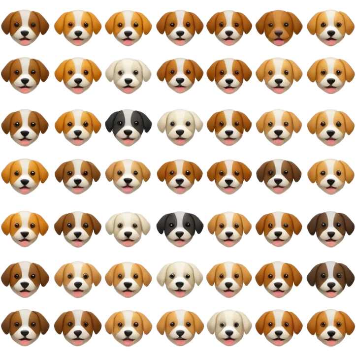 dog breed avatars cartoon emoji