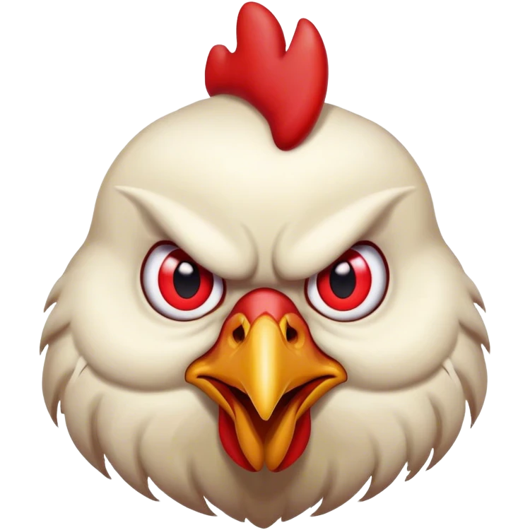 Evil chicken  emoji