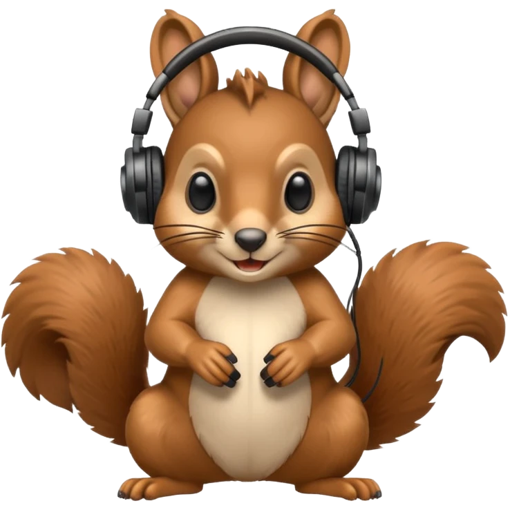 Écureuil dj  emoji