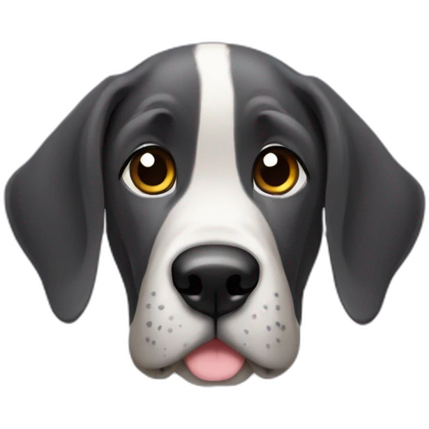 Cute little Great Dane emoji