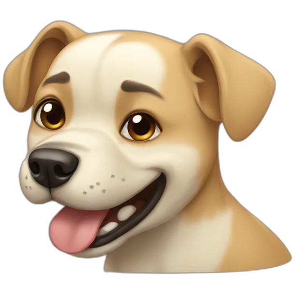 dog crying emoji