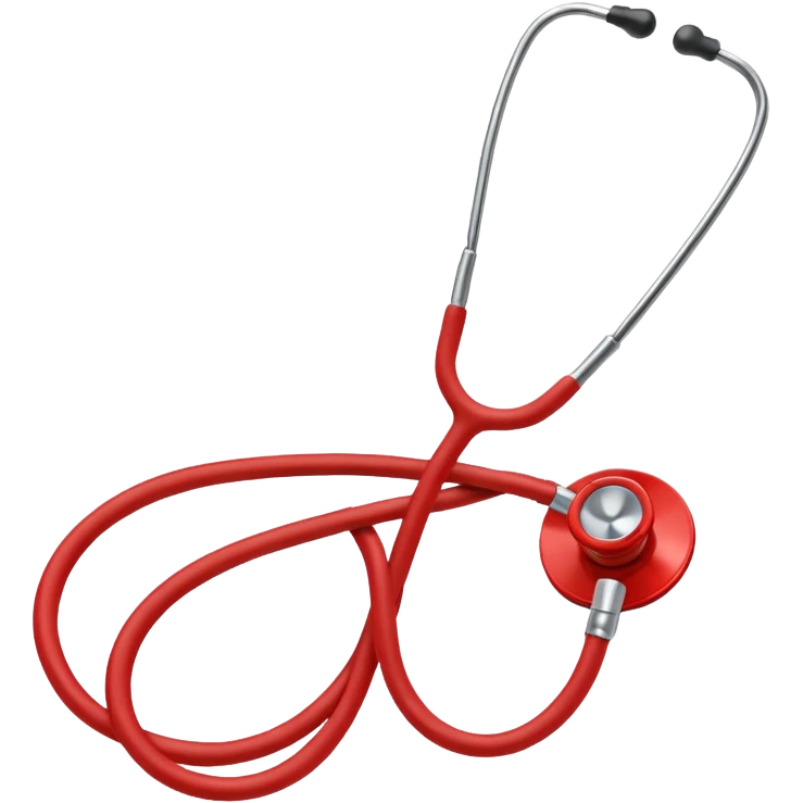 red stethoscope emoji