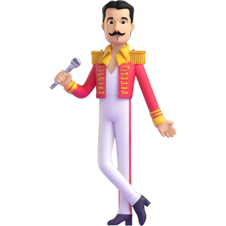 freddie mercury full body emoji