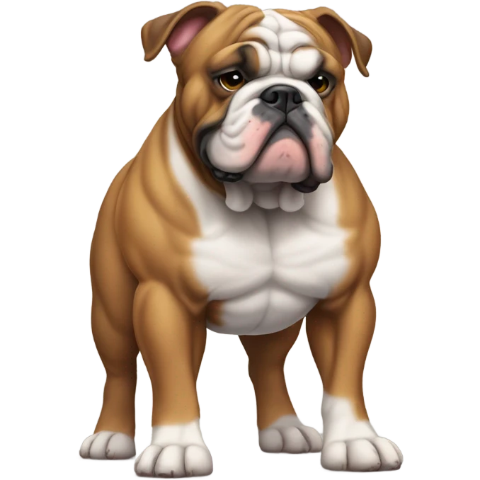 Brindle bulldog emoji