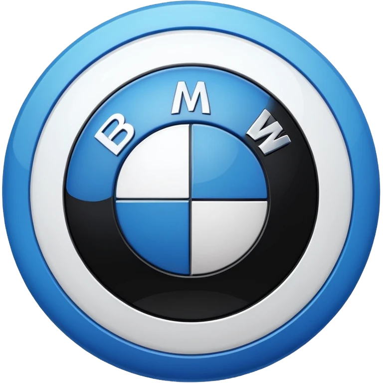 Create BMW logo Emoji emoji