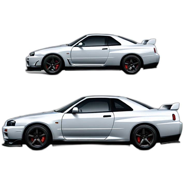nissan gtr r34 skyline emoji
