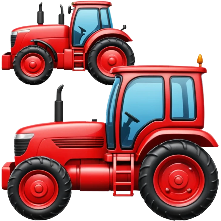 plastic toy  tractor emoji