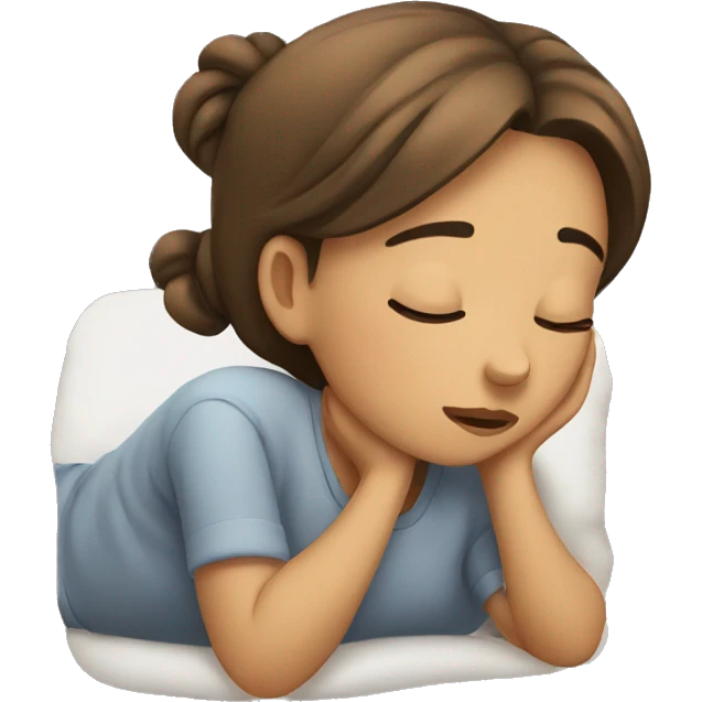 Sleepy girl  emoji