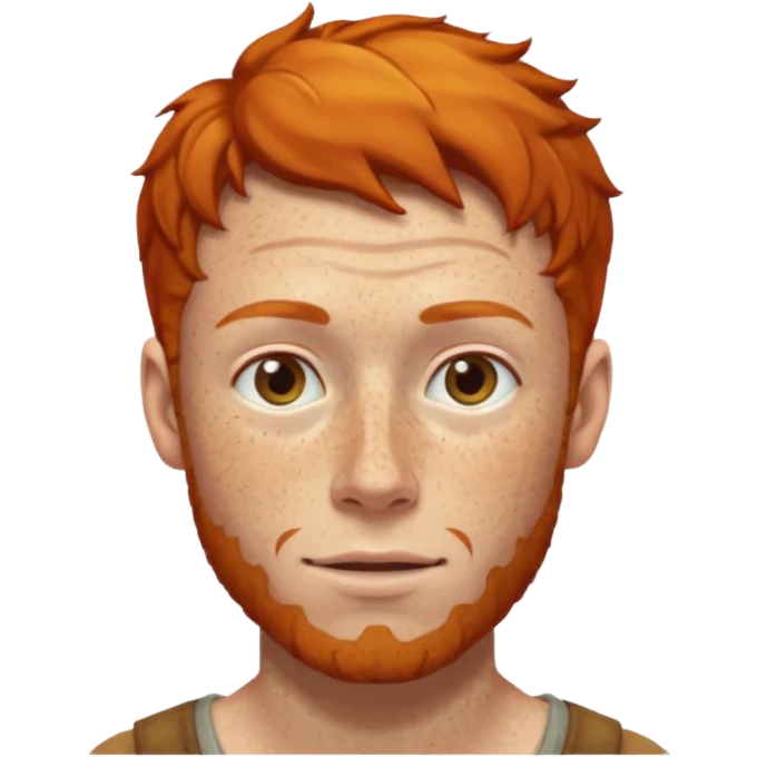 Ginger man emoji