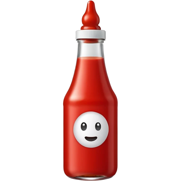 Ketchup bottle emoji