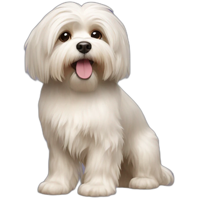 Dog havanese full height emoji