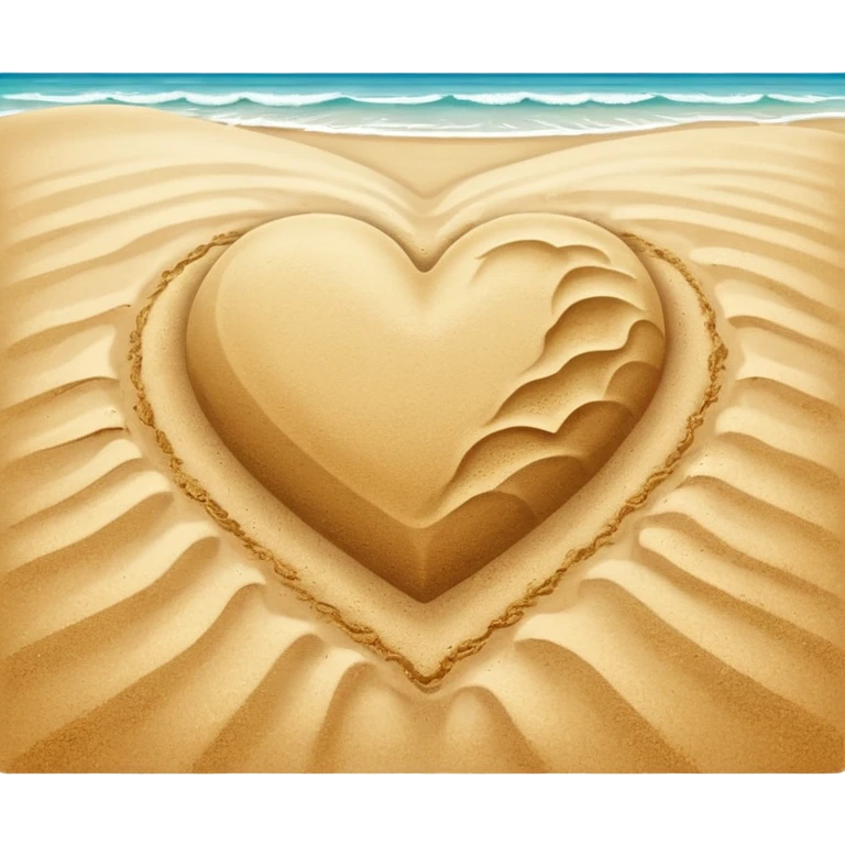 beach summer heart emoji