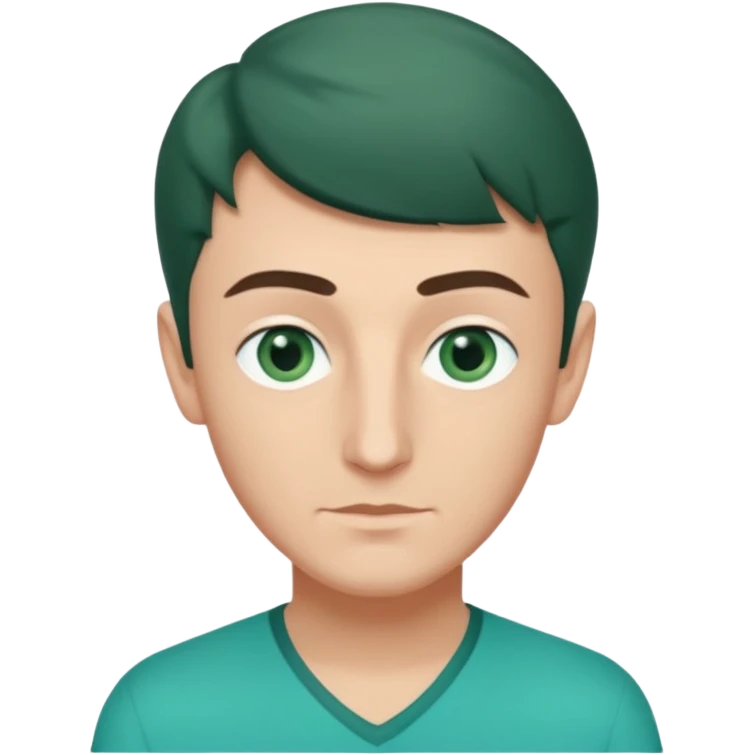 George Russell F1 green eyes with turqoise outfit emoji