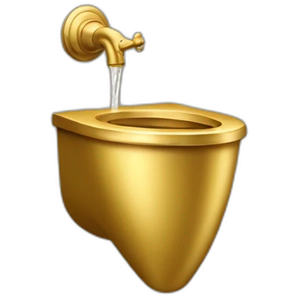 golden urinal emoji
