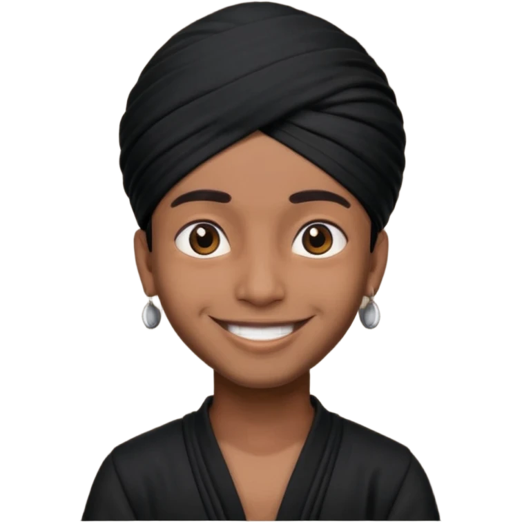 black turban indian boy emoji