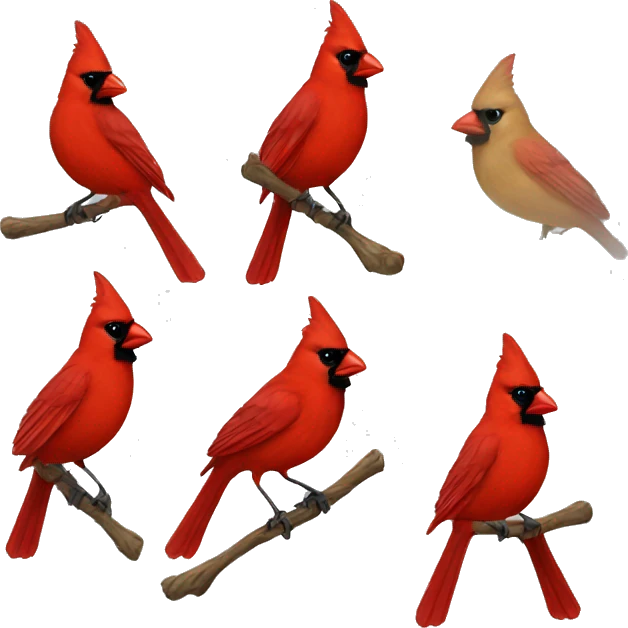 Cardinal emoji