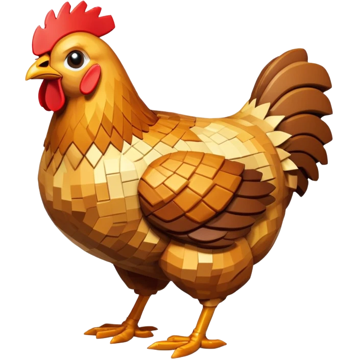 roasted chicken inspired by Minecraft emoji