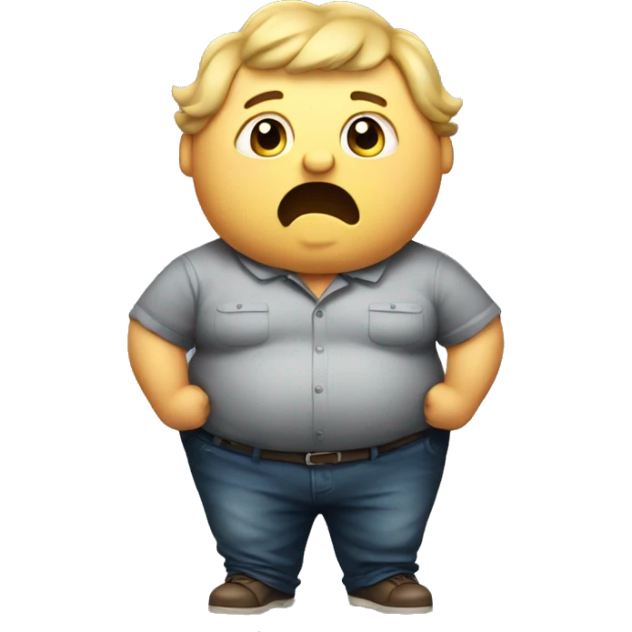 fat emoji