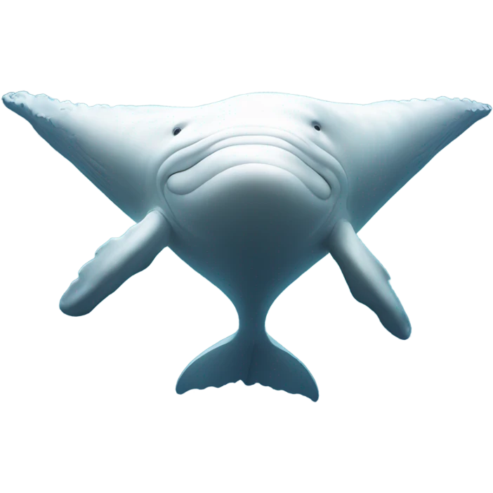 white whale , underside emoji