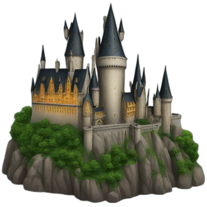 Hogwarts Castle emoji