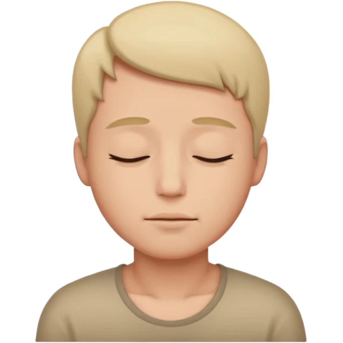 Now make his eyes close emoji