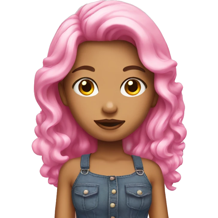 Pink girly emoji