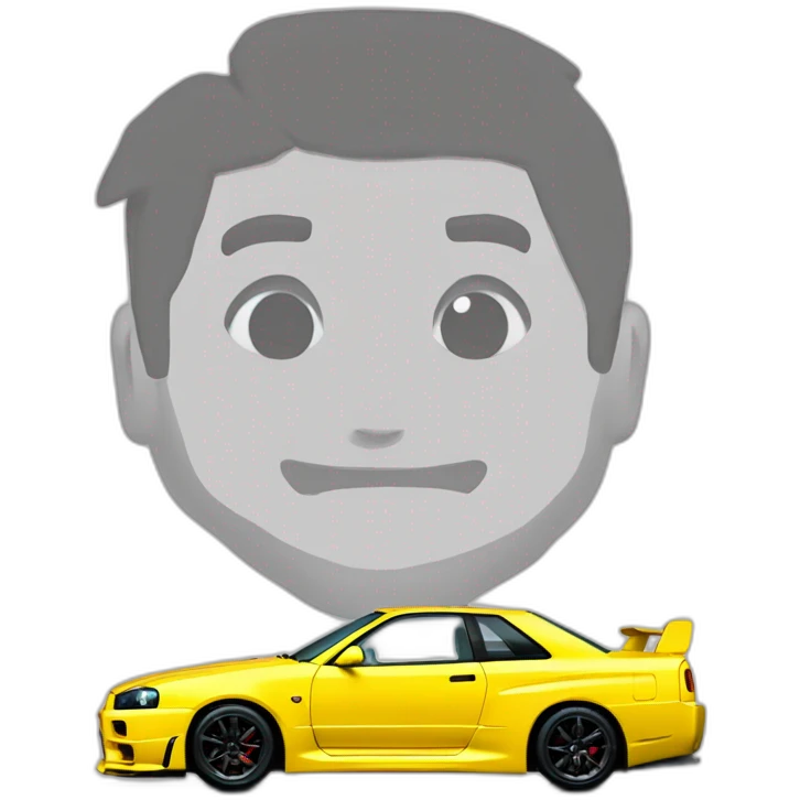 Nissan Skyline GTR R34 emoji