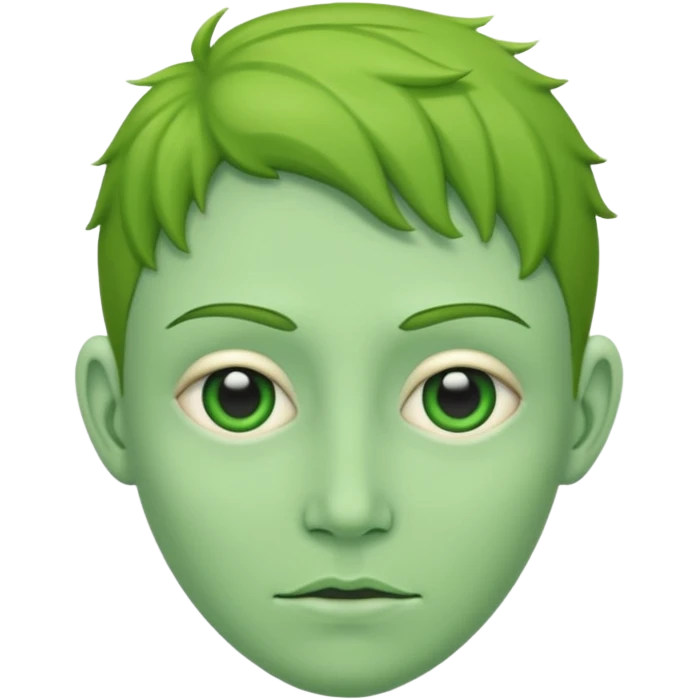 A green person emoji