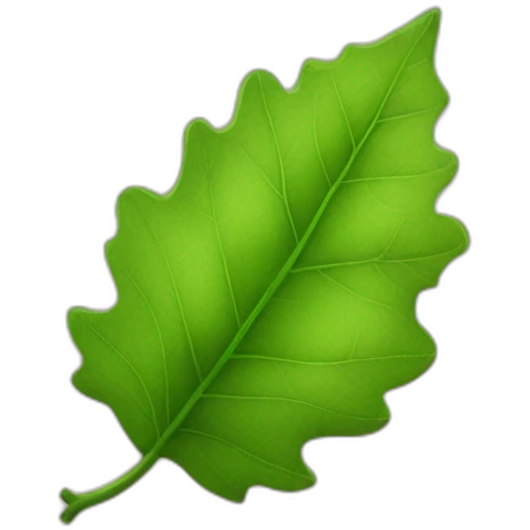 Feuille de chêne emoji