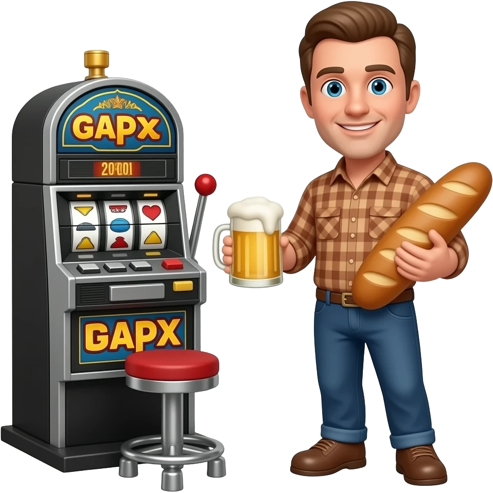 🎰🍞🍺👨🏻 emoji