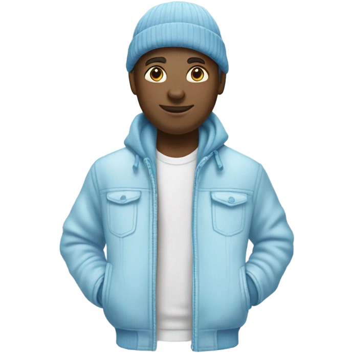 light blue aesthetic emoji
