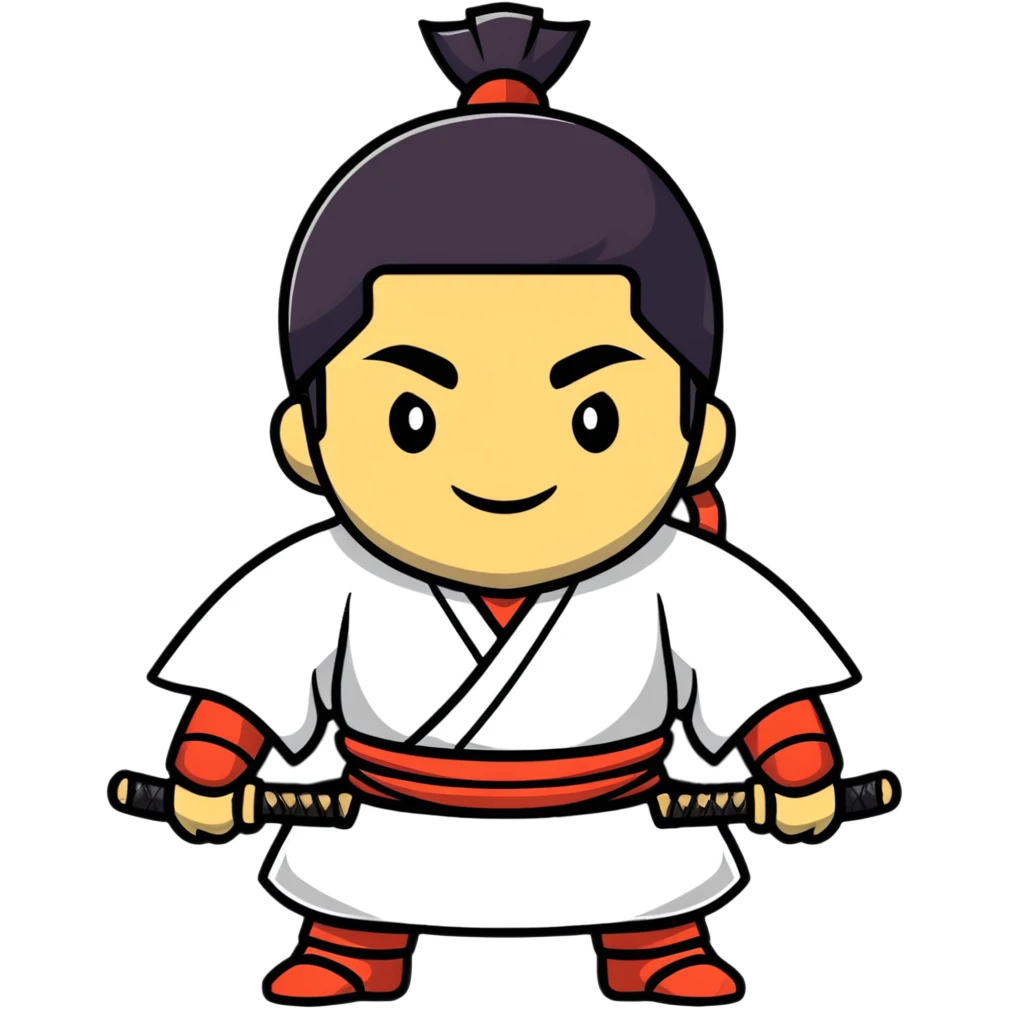 happy samurai emoji