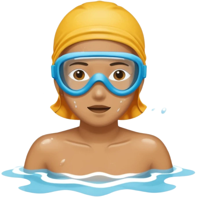 alat muka berenang emoji